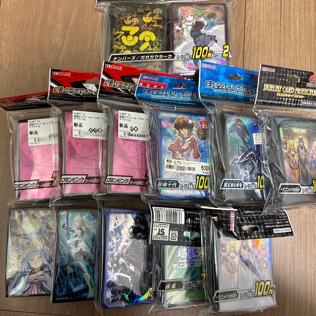 遊戯王OCG 新品未開封スリーブ　まとめ売り　計12個