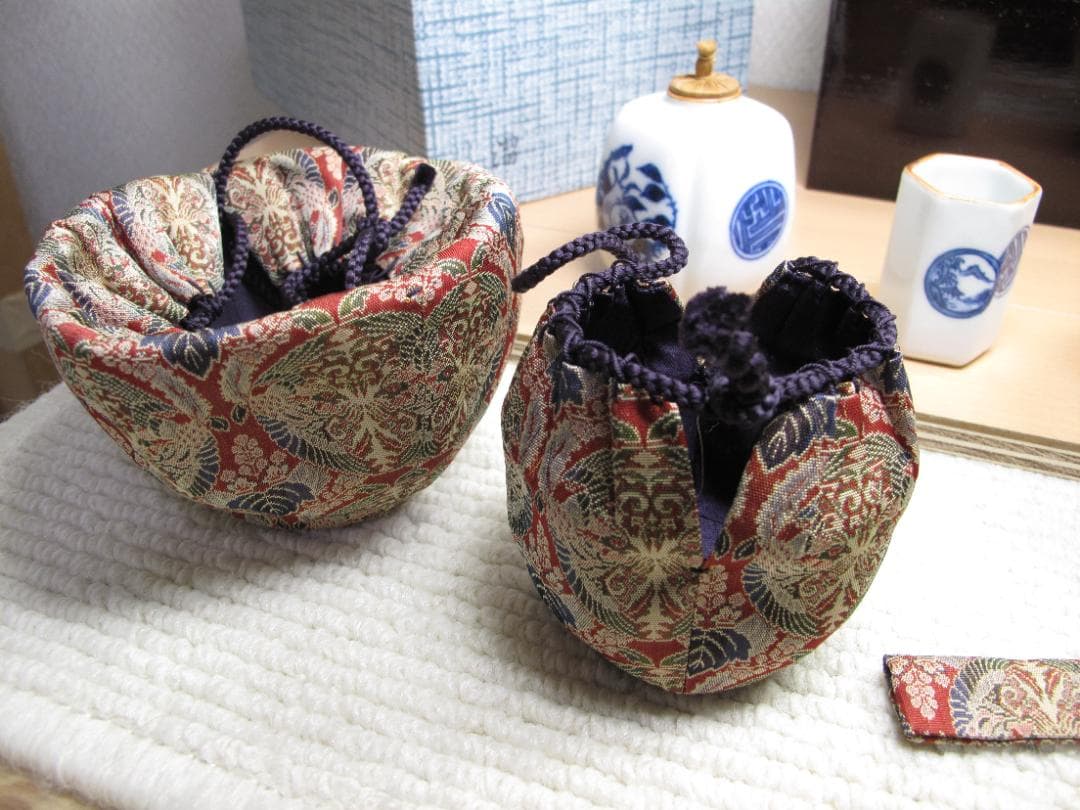 Imeiseさま専用　溜内黒塗　茶箱セット　茶道具