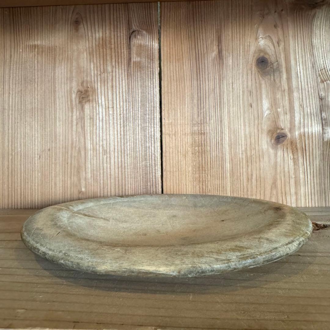 スウェーデン 19世紀頃 木皿 北欧 アンティーク 民藝 古物 ビンテージ