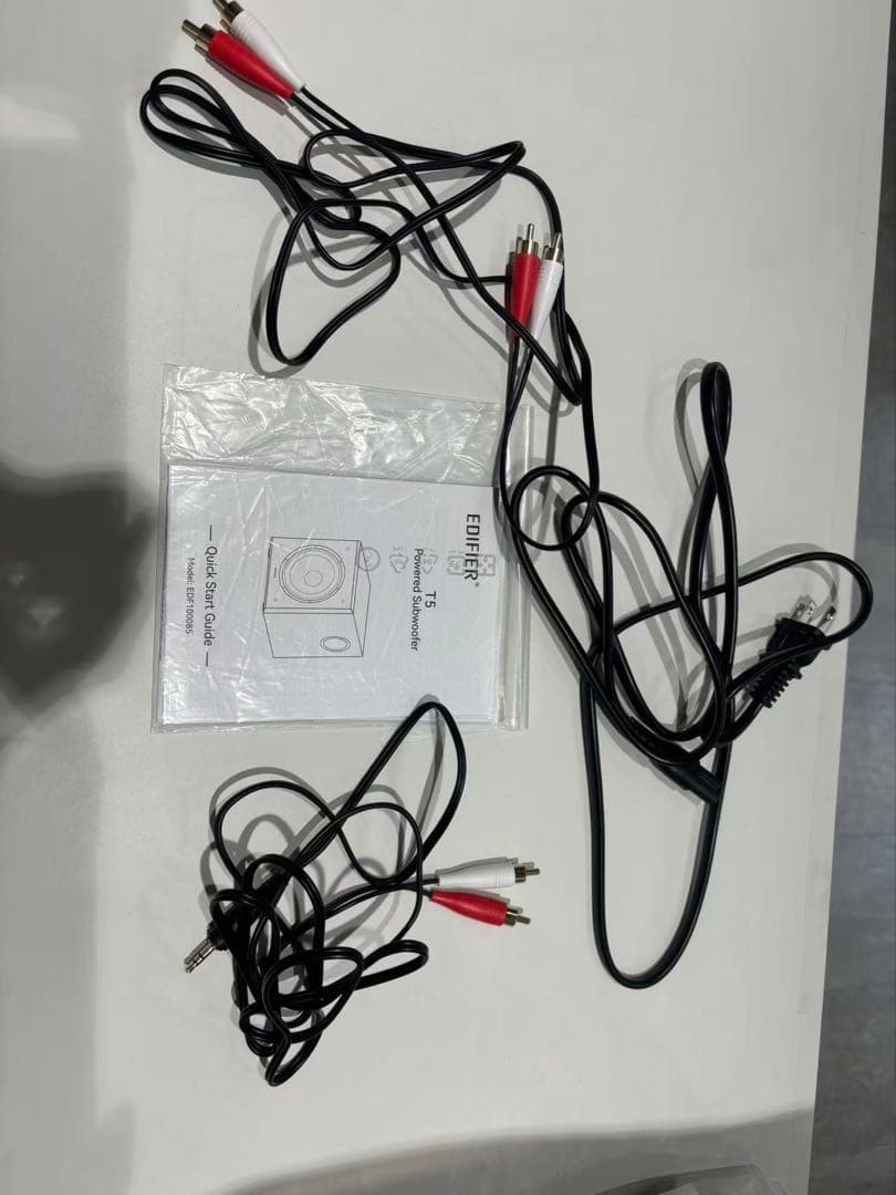 1106黒/Edifier T5 70W 8インチ サブウーファー、スピーカー用