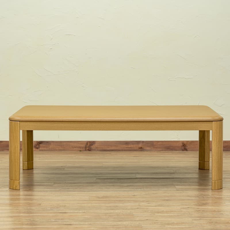 【送料無料】コタツ継脚式手元コントローラー 120×80cm 長方形 木目調