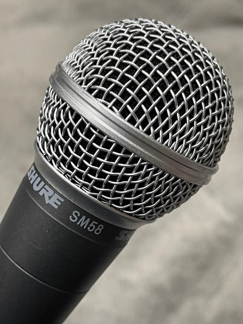 ①SHURE SM58 ダイナミックマイク 2本セット