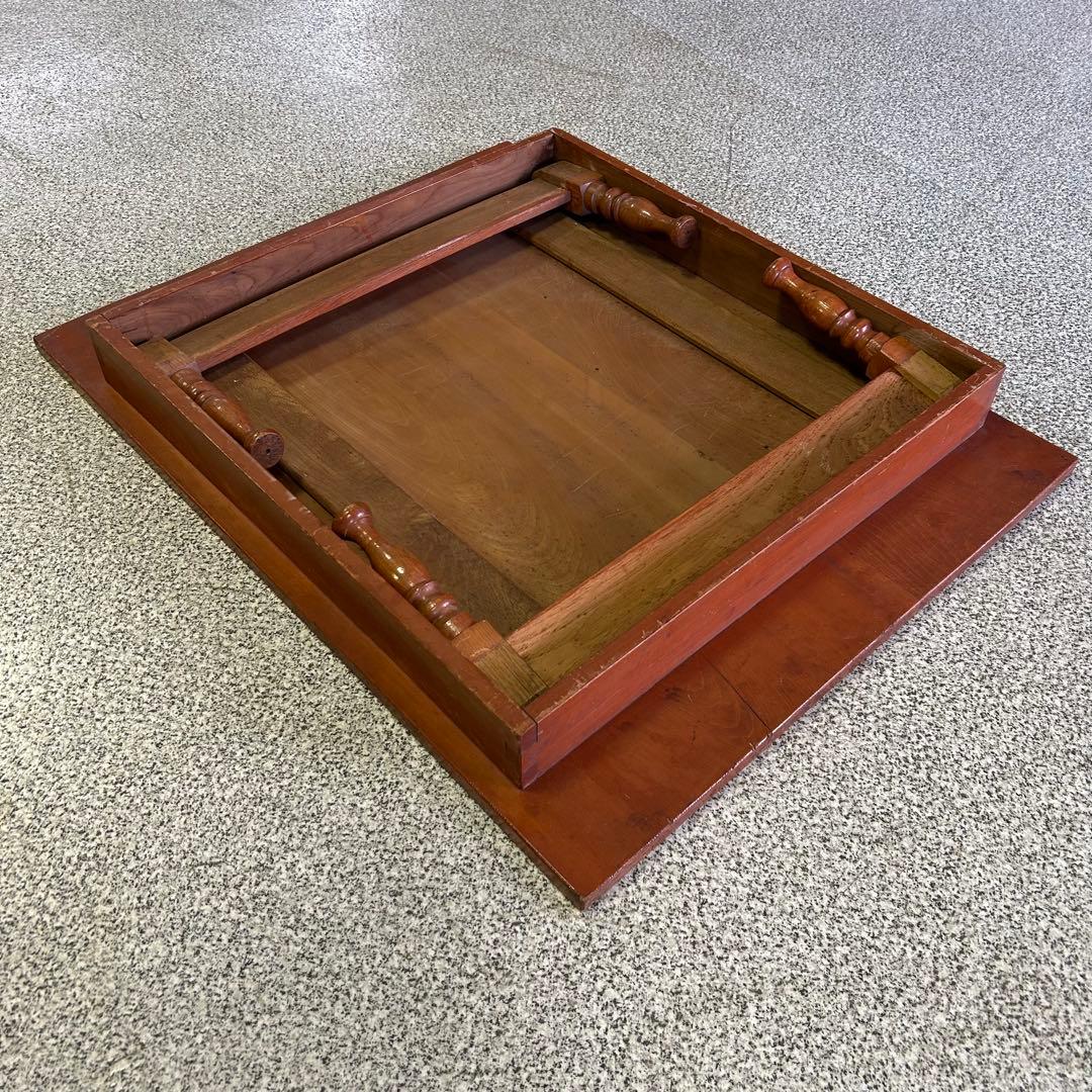 ちゃぶ台 ろくろ脚 折りたたみ テーブル a