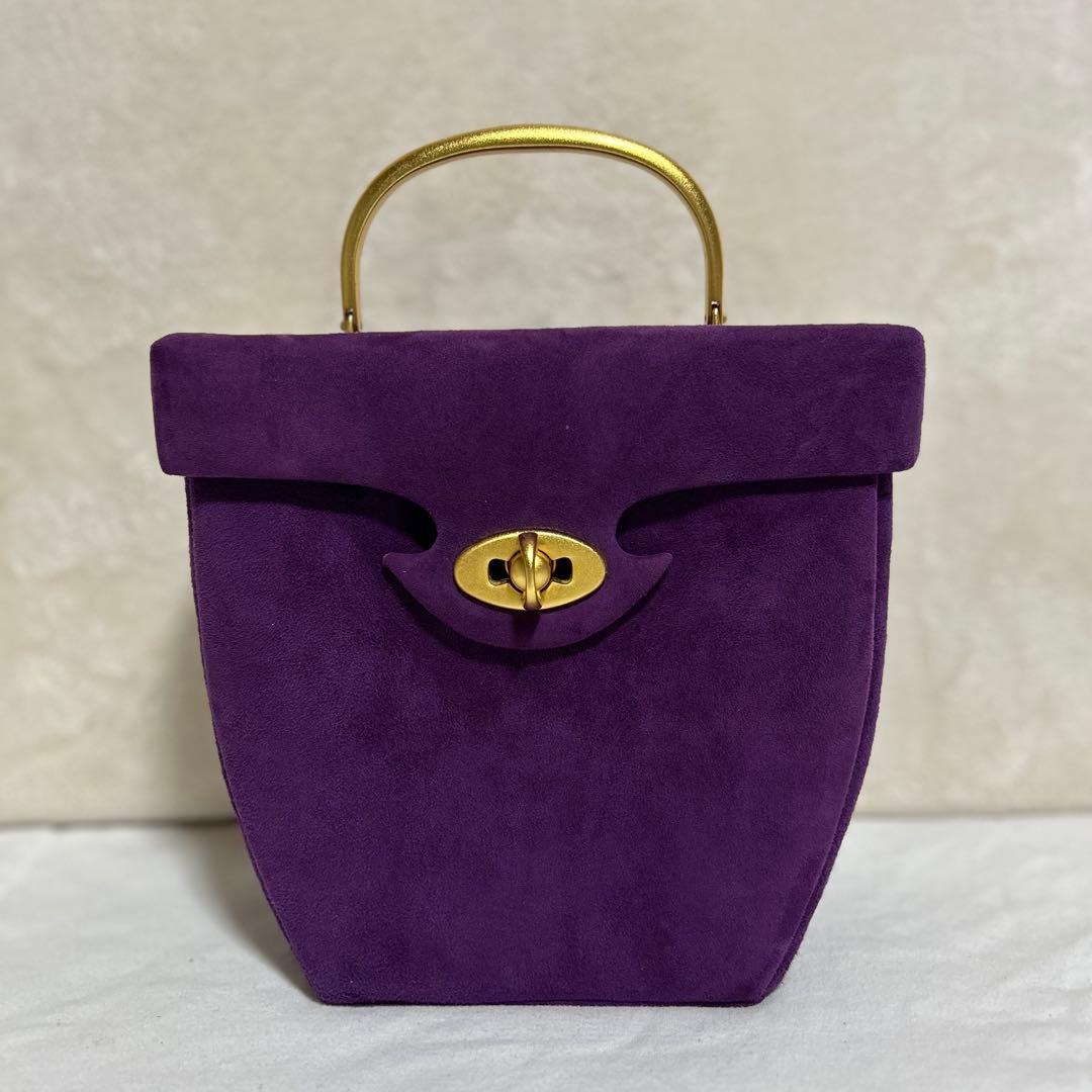 ジバンシー　ヴィンテージ　スエード ハンドバッグ