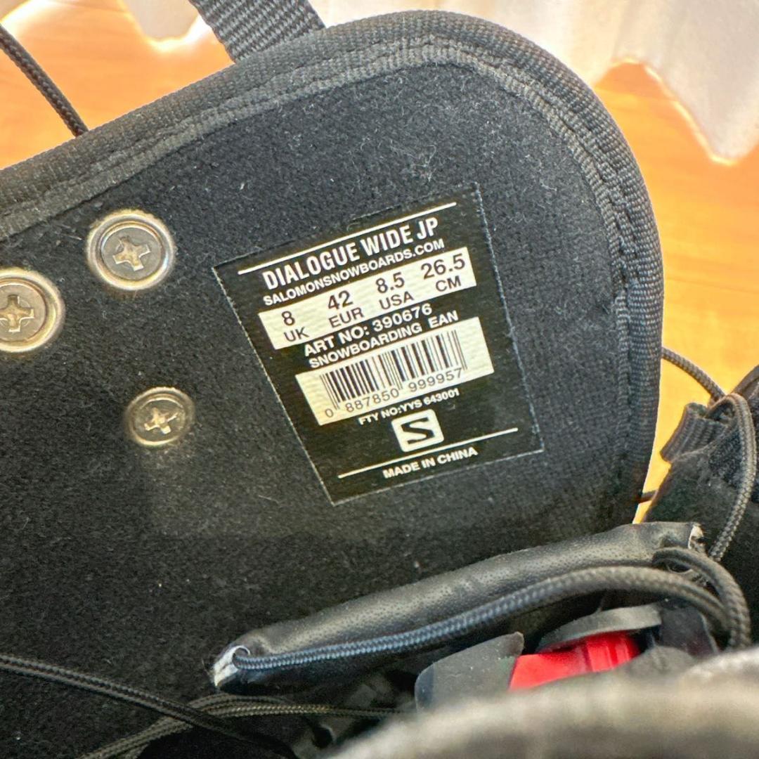 サロモン スノボ ブーツ メンズ DIALOGUE WIDE JP 26.5
