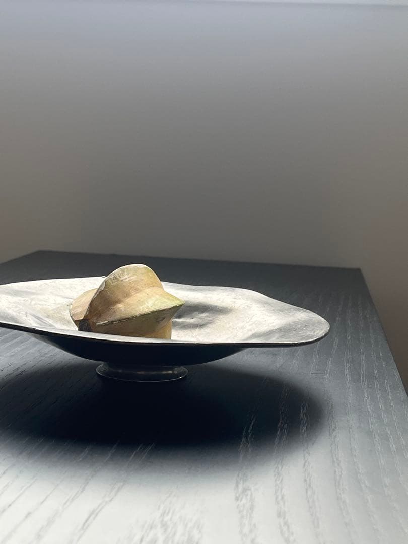 アンティーク　フランス　ピューター　皿