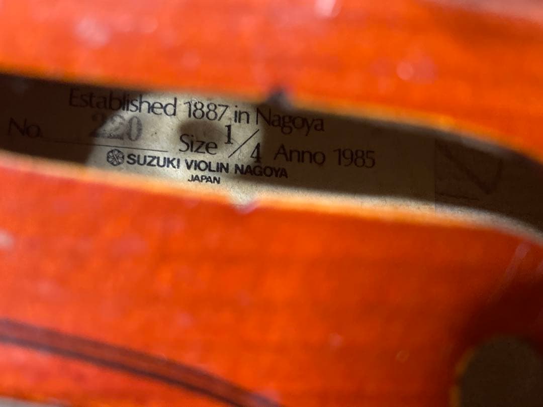 スズキ 1/4 バイオリン SUZUKI VIOLIN