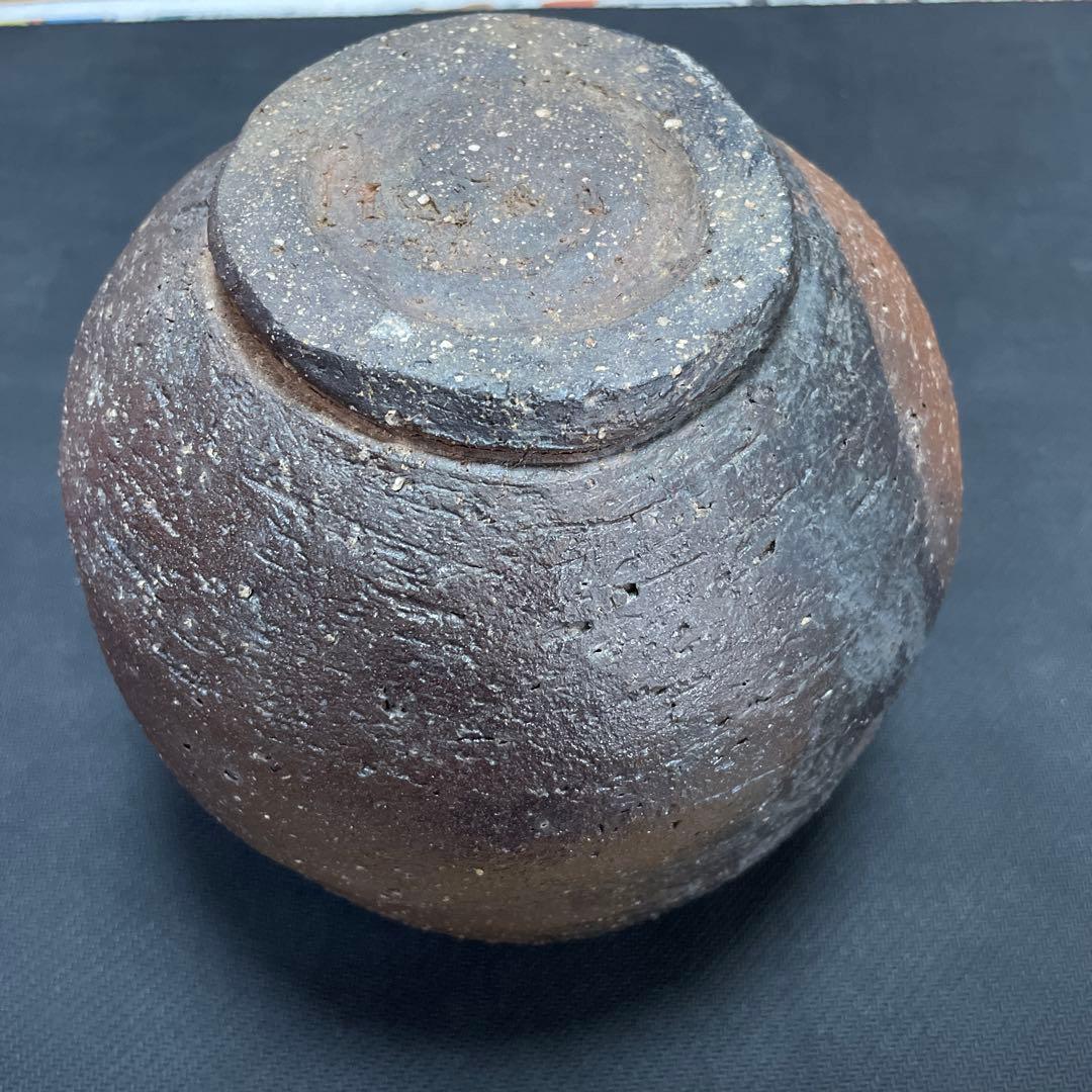 中川伊作　知花南蛮焼き　花いけ　水指