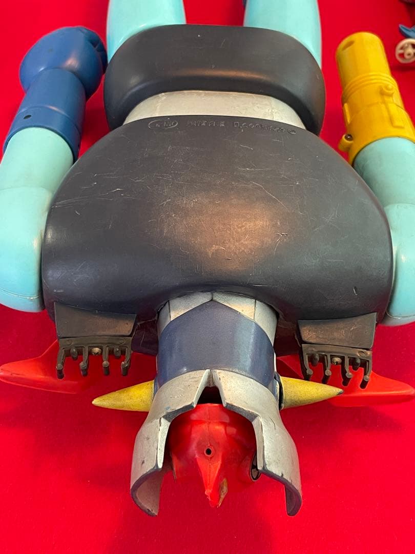 当時物ポピー製ジャンボマシンダーのマジンガーＺとその付属品いろいろ