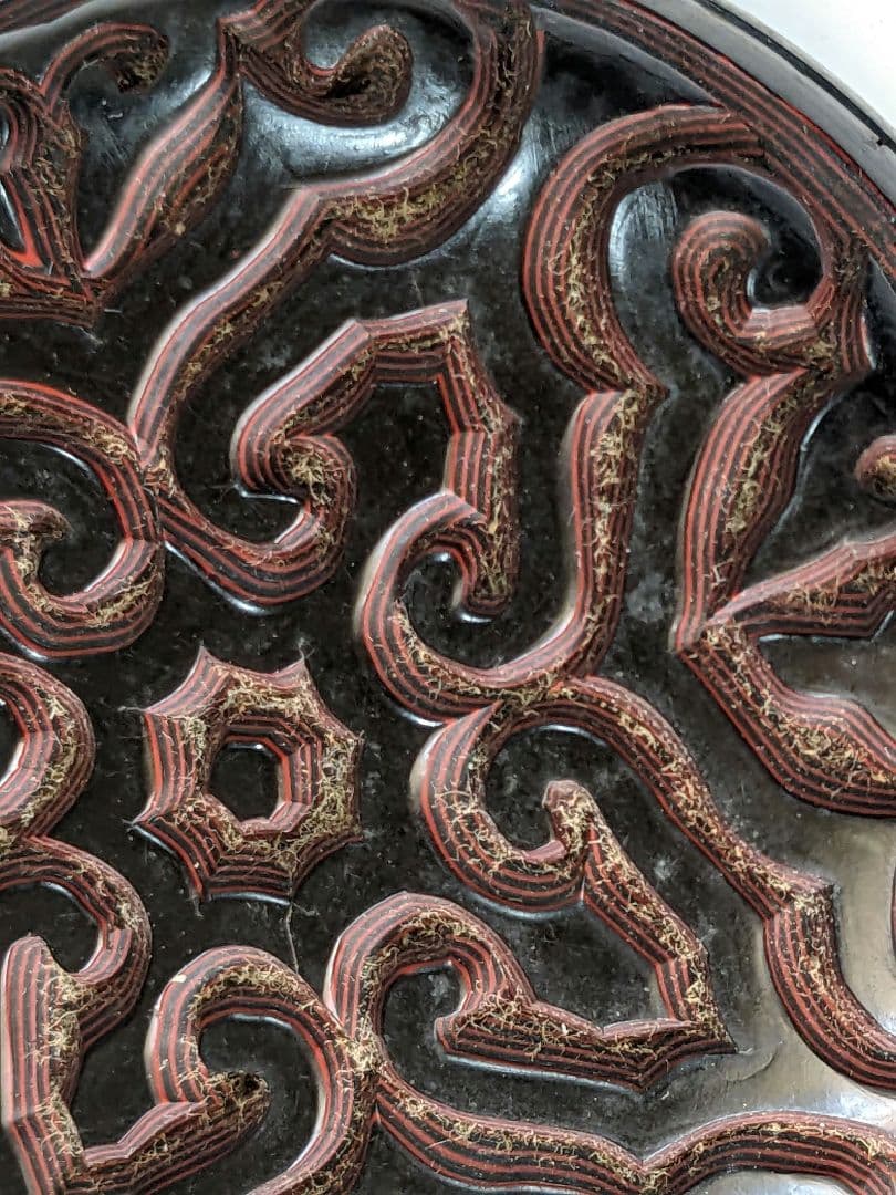 ♦中国 珍物 古玩古美術骨董品 堆黒 堆朱 盒子 香合 漆芸 漆器 美術品骨董品