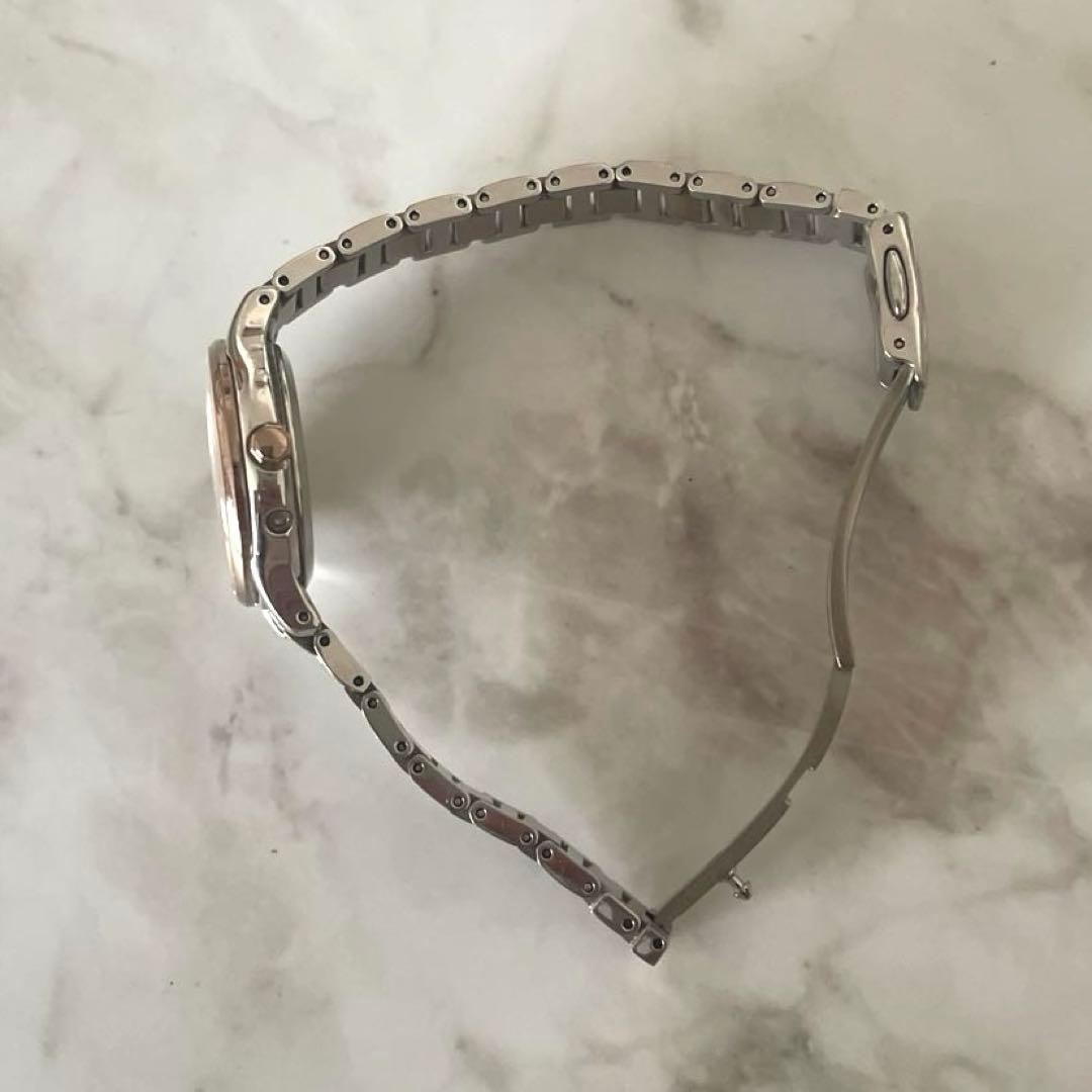 【動作確認済】シチズン◆Xc チタン ソーラー電波時計 エコドライブ 防水コマ有