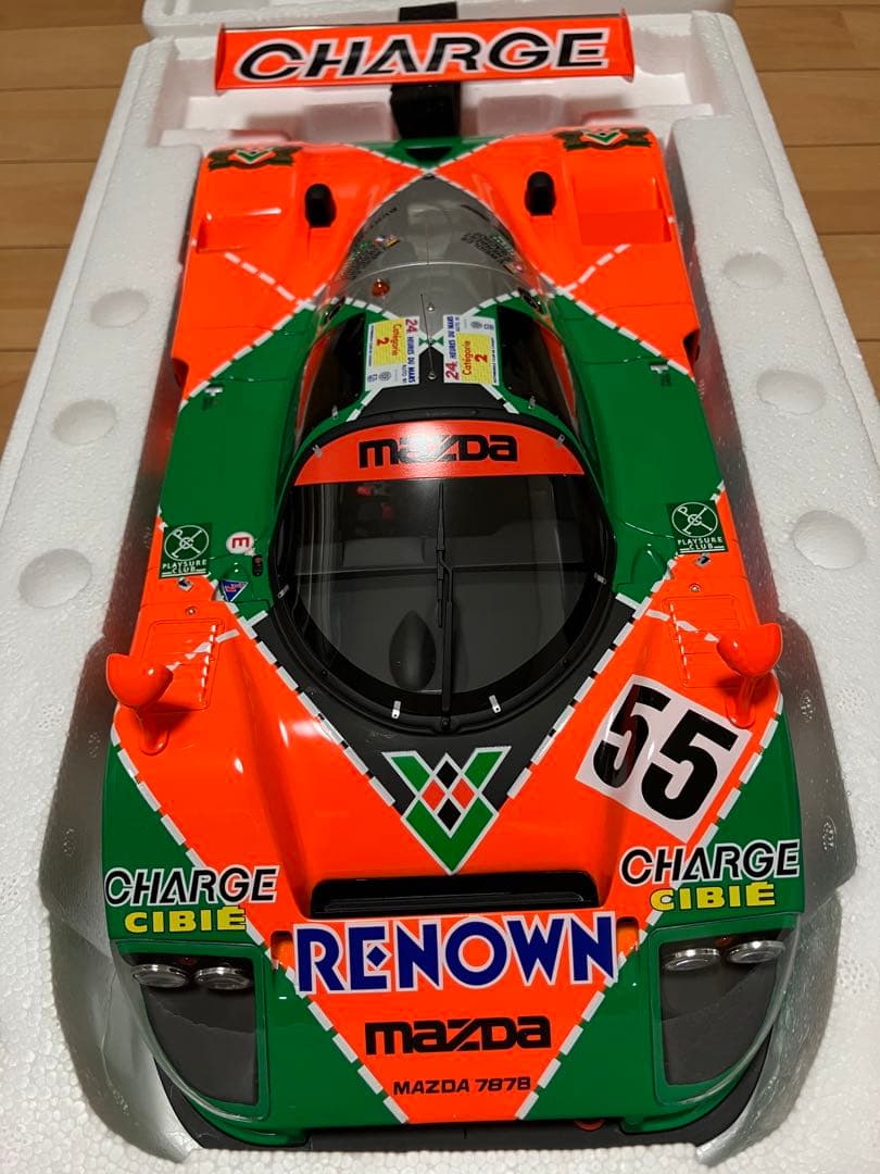 京商オリジナル1/12 MAZDA 787B #55 LE MANS 1991