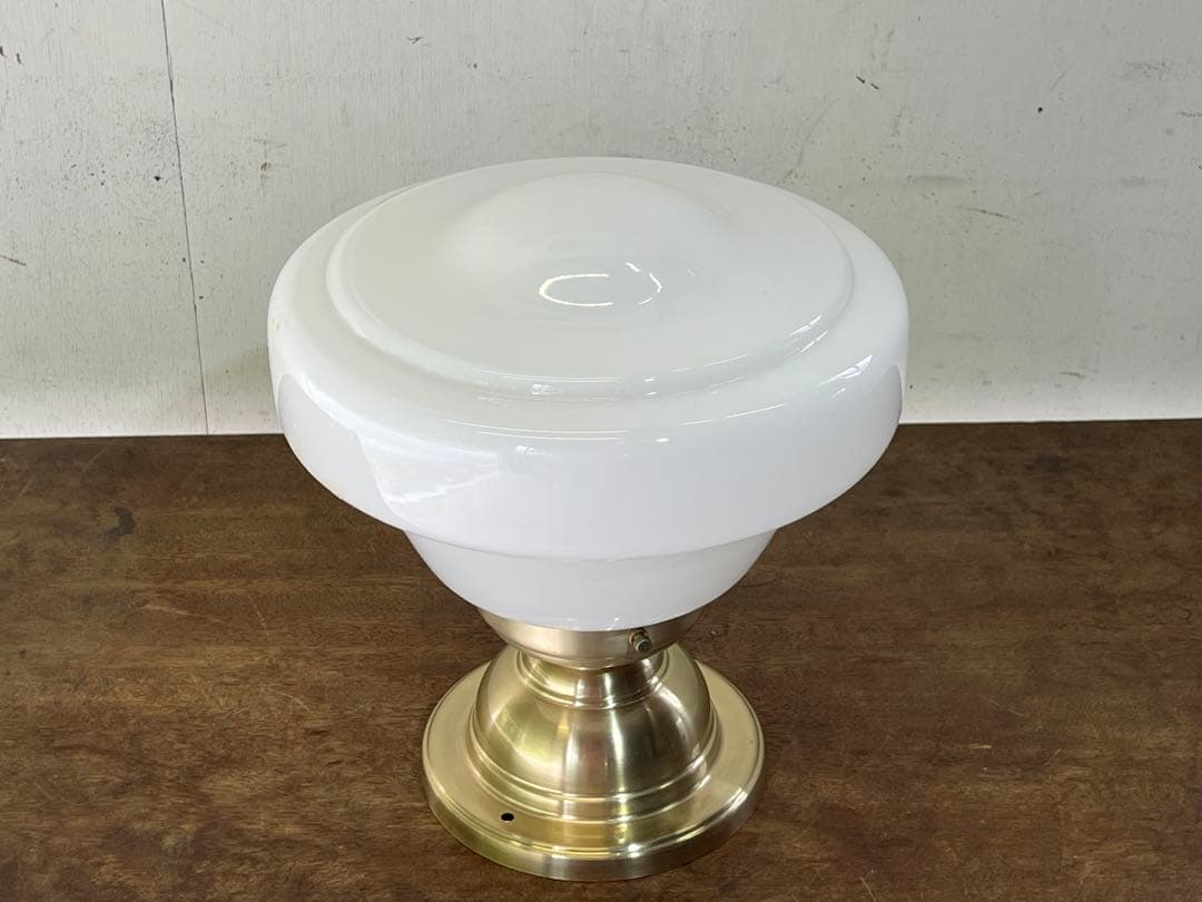 次*丸様 「デッドストック」ガラスシェードの照明器具 レトロ天井照明 ペンダント