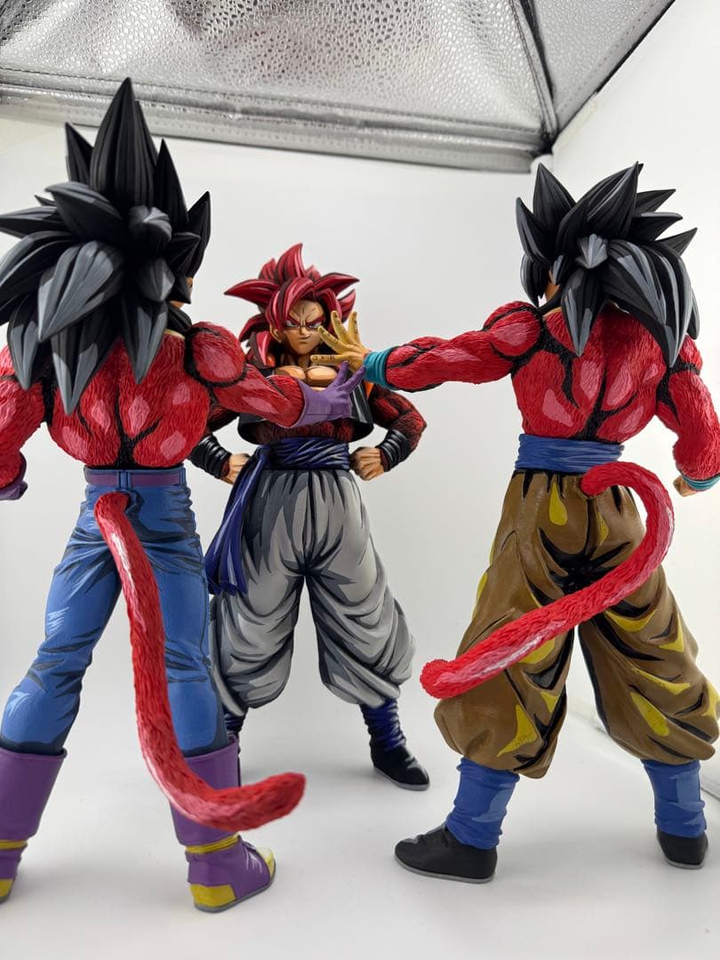 一番くじ　グレイテストサイヤン ゴジータ4 ベジータ4 孫悟空4 リペイント