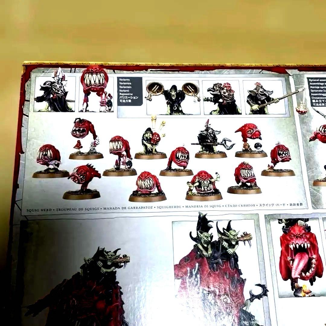 【新品】ウォーハンマー.エイジオブシグマー、バトルフォース　スクイッグランチェ