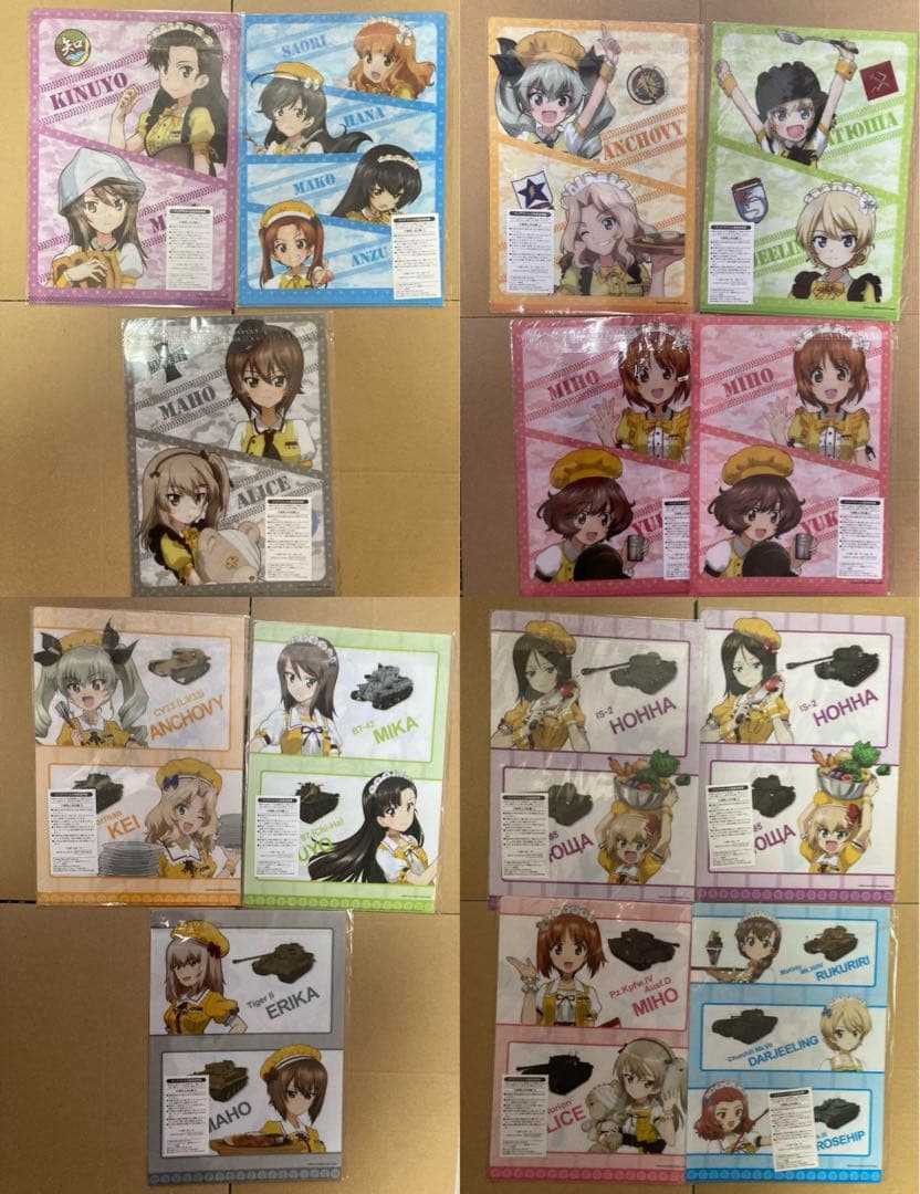 ガールズ&パンツァー クリアファイル 200枚以上