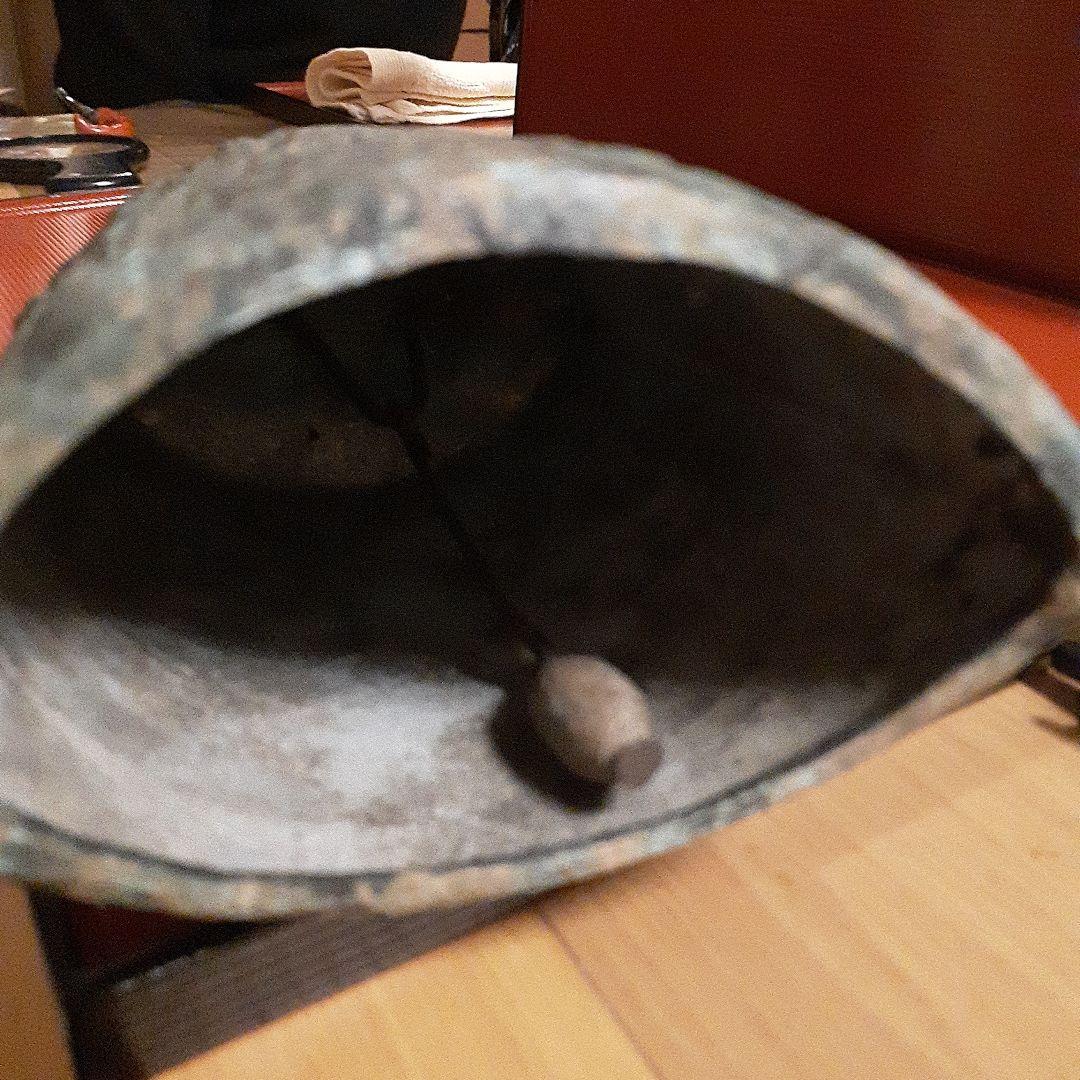 発掘品、中国殷時代青銅　鐸鈴