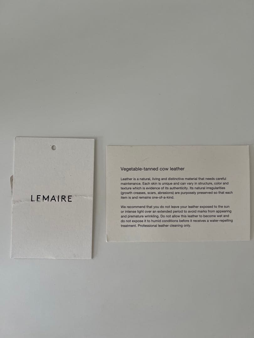 ルメール スモールサッチェルバッグ ブラック