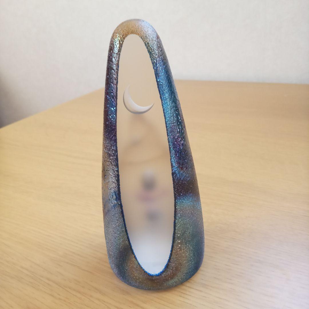 吹きガラスの名作　唯一無二　天才作家　野田雄一作　「天蒼」