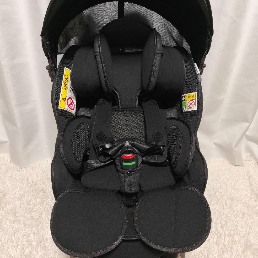 【美品】アップリカ　マモリラ ISOFIX チャイルドシート　ニンバスブラック