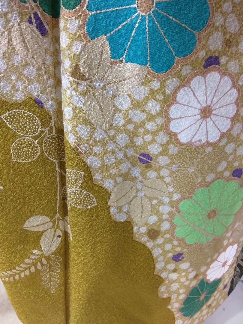 超お得】振袖フルセット、正絹、重ね衿帯揚げ帯締め、西陣袋帯、ガード加工