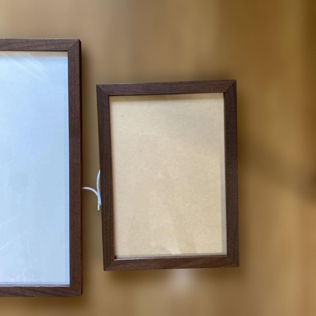 cosine ポスターフレーム　ウォールナットA3 A4サイズセット