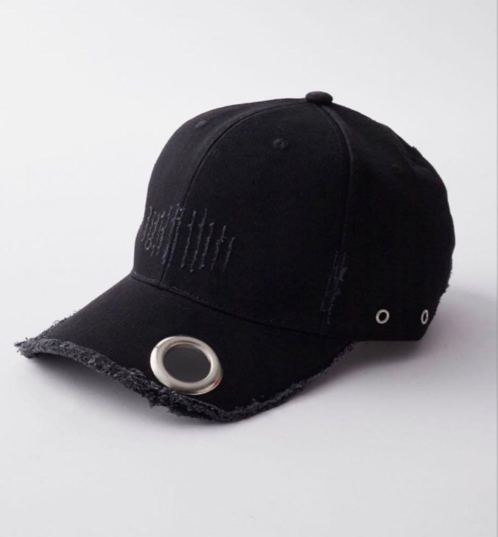 GRANCY Eyelet Design Damage Cap ブラック