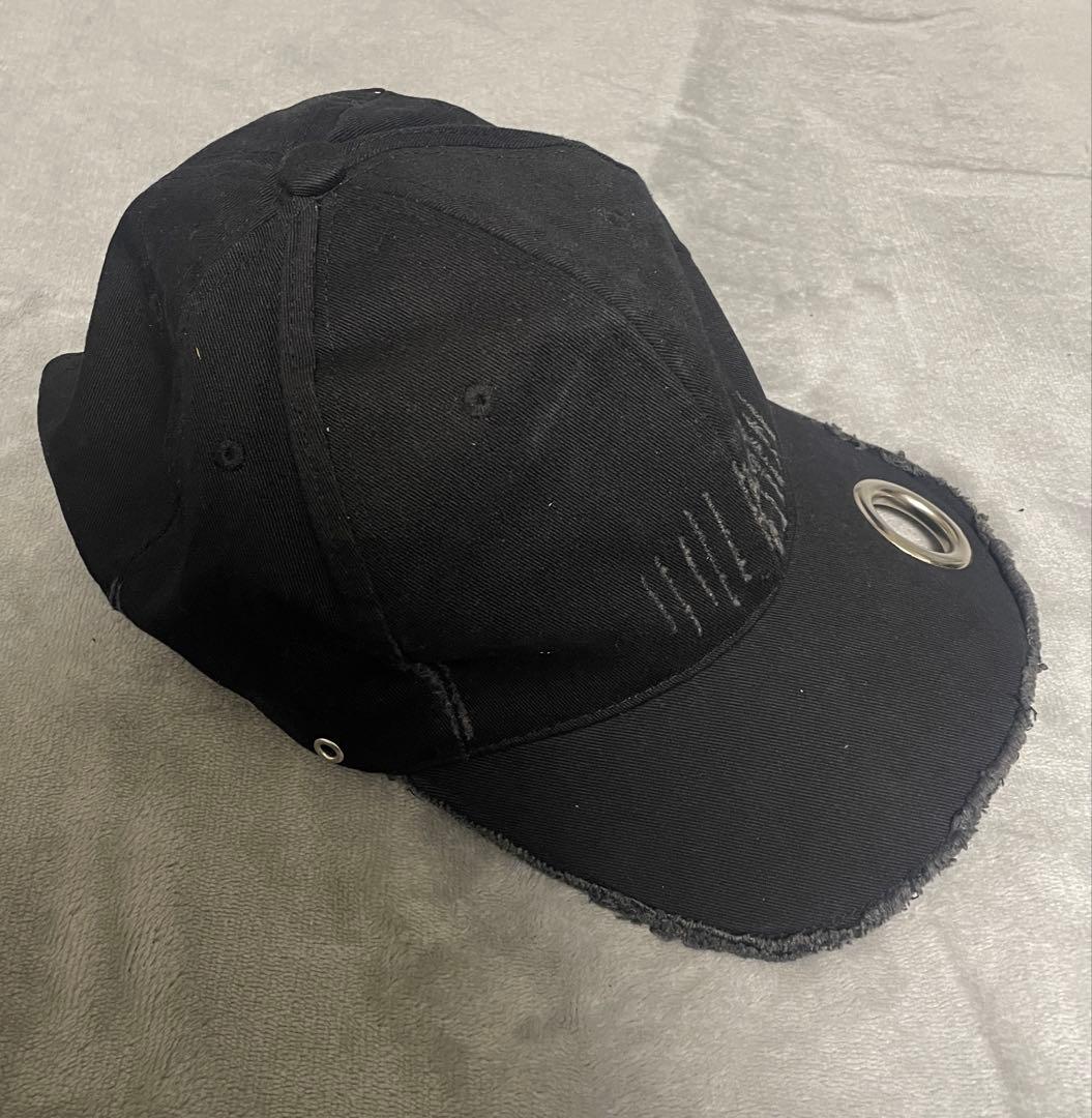 GRANCY Eyelet Design Damage Cap ブラック
