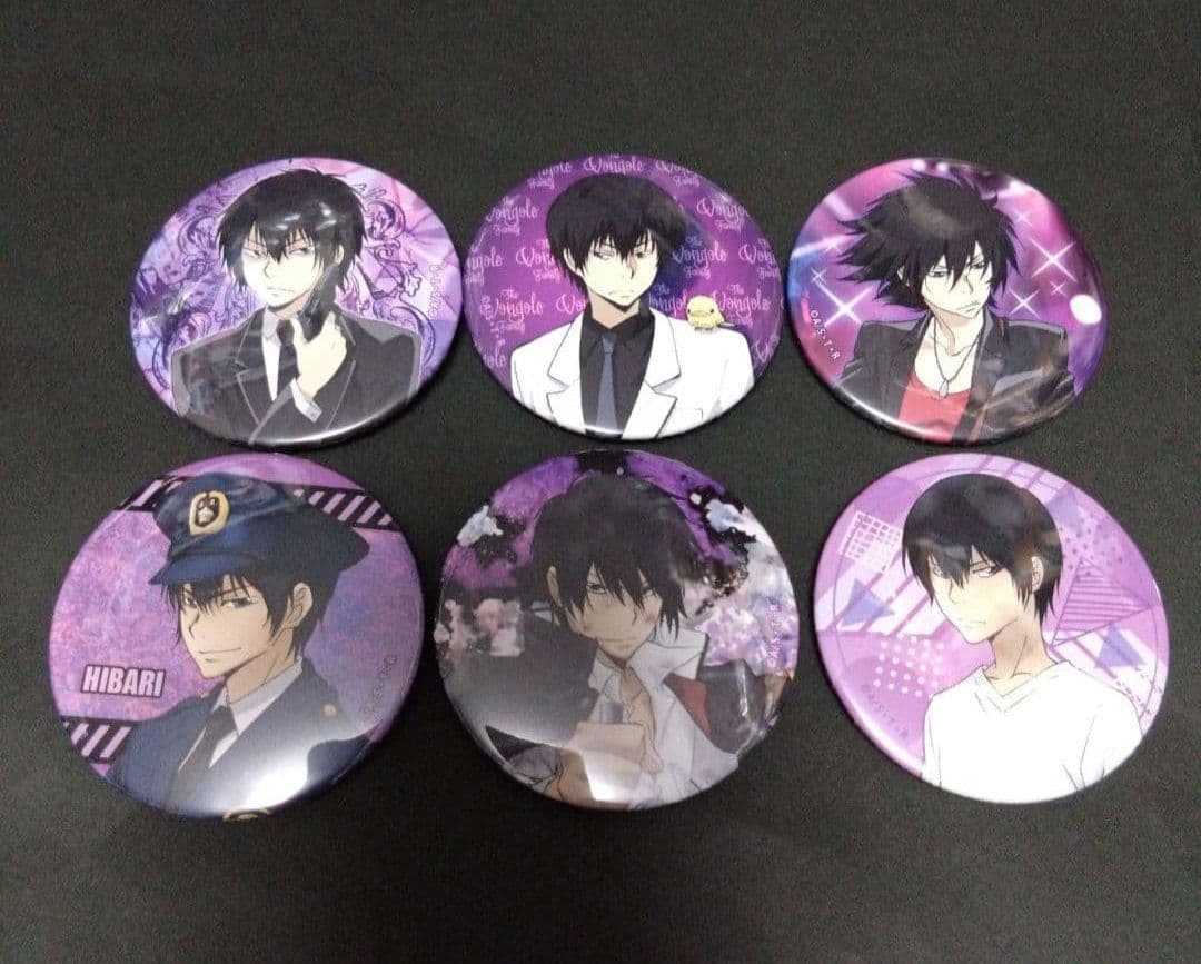 JF2022　家庭教師ヒットマンREBORN！　缶バッジ　雲雀恭弥　コンプリート