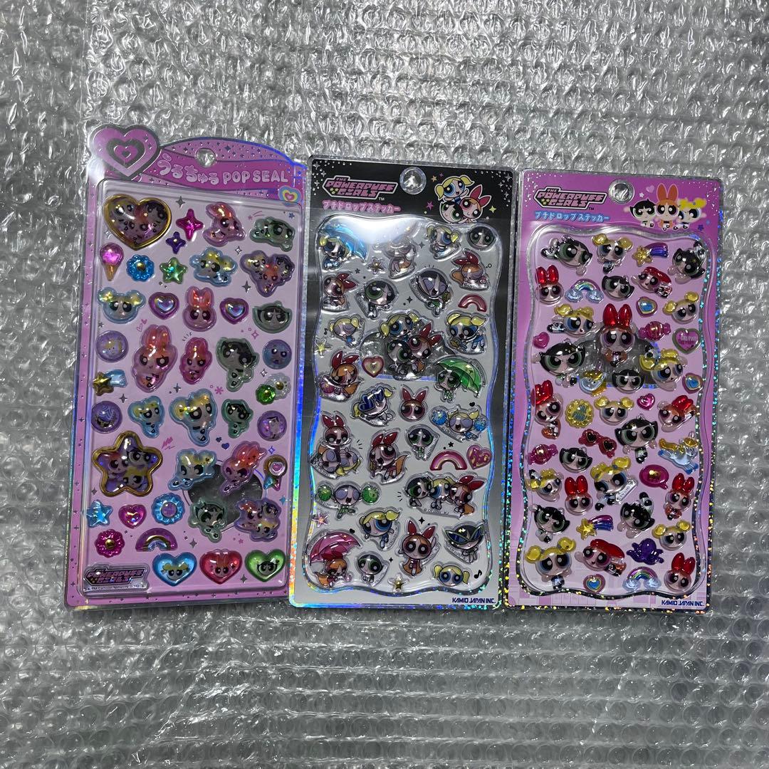 パワーパフガールズ うるちゅるポップシール含む8点セット