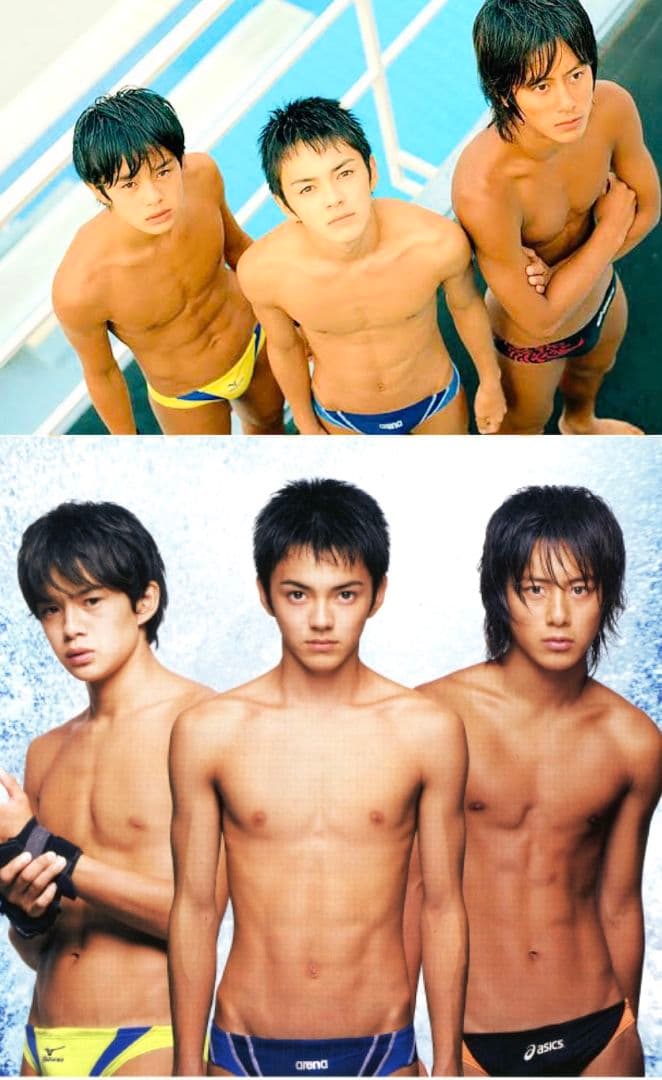 【映画DIVE!】池松壮亮モデル マイティライン イエロー×ブルー SS 競パン