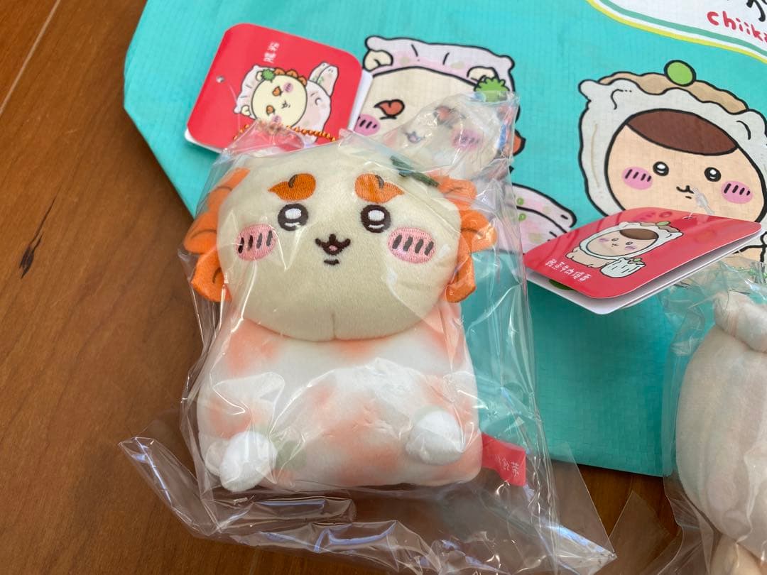 【香港限定】ちいかわ 飲茶シリーズ マスコット全8種セット｜エコバッグおまけ付き
