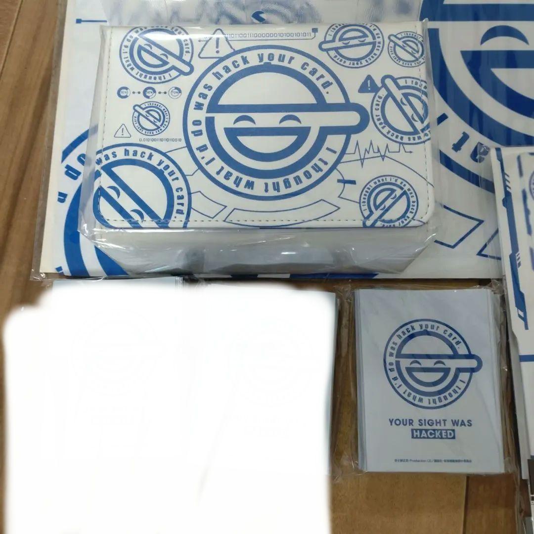 攻殻機動隊　ブロッコリートレカアイテムくじ　笑い男　プレイマット　デッキケース等