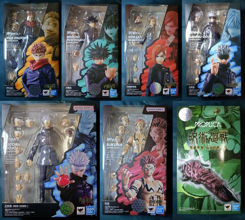 バンダイ S.H.Figuarts 呪術廻戦 フィギュア 6体&宿儺の指セット