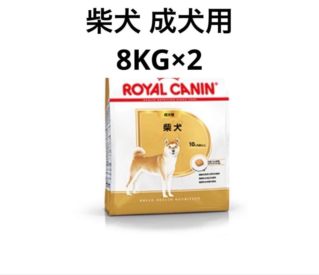  CANIN 柴犬用 ドライフード 8KG×2 ロイヤルカナン