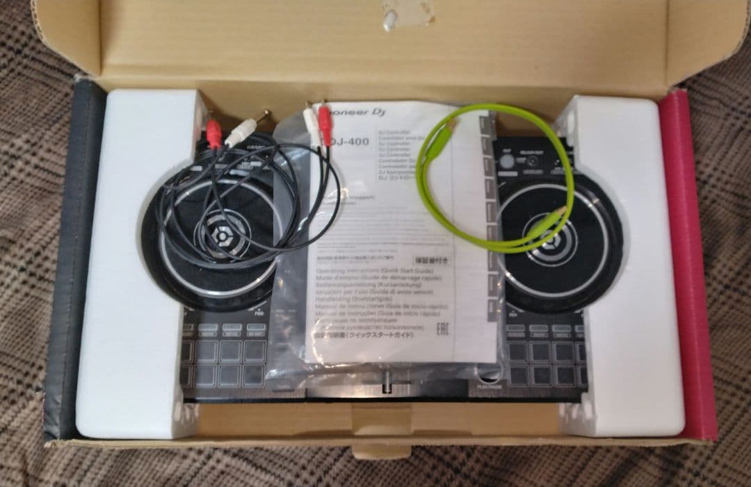 Pioneer DDJ-400 DJコントローラー 箱+ケーブル付