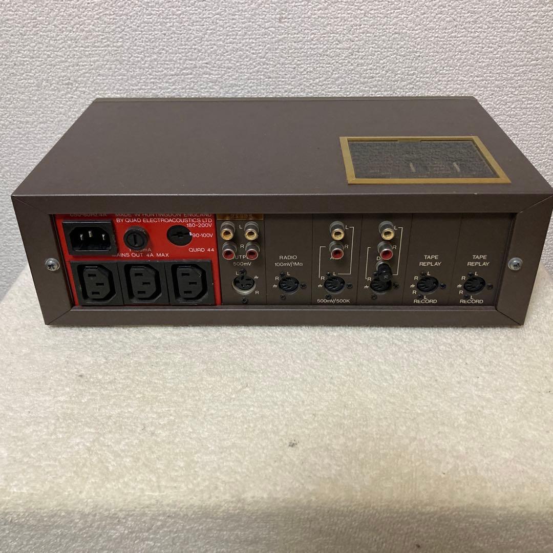英国の名作 QUAD44プリアンプ 元箱取説コピー付き 動作良好アナログ盤好きに