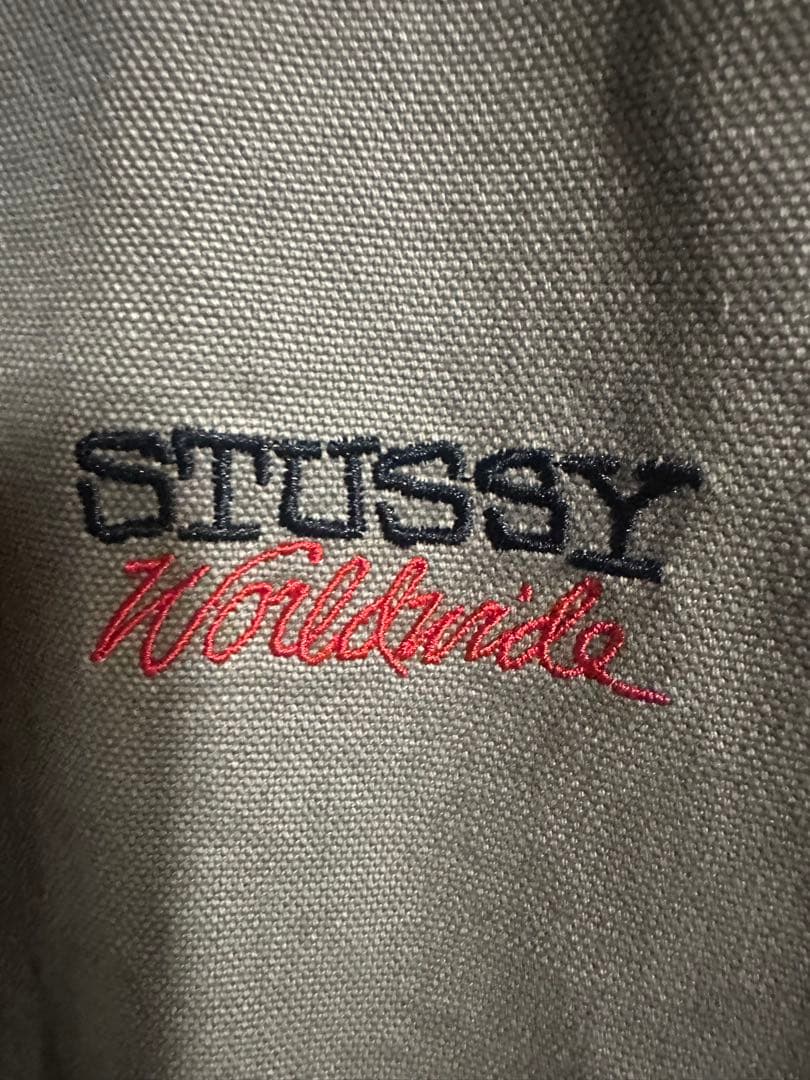 90s~00s old stussy アクティブジャケット サーマル 値下げ⭕️