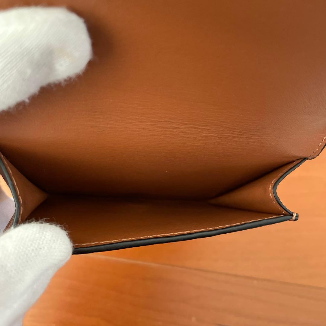 LOEWE ロエベ アナグラム トライフォールド 財布 ブラウン　三つ折り財布