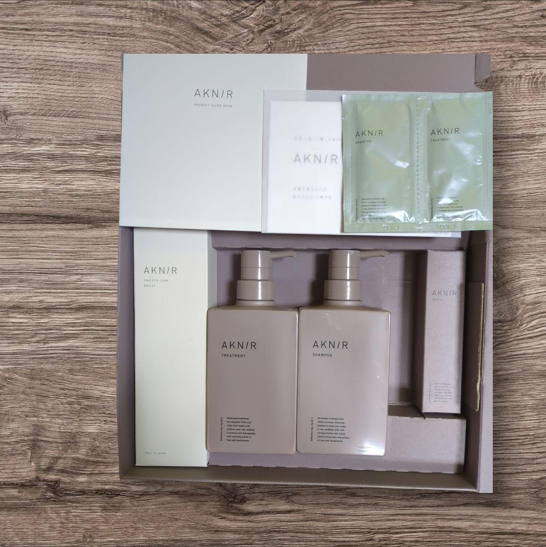 新品✿AKNIR 梨花プロデュースシャンプートリートメント専用ブラシオイルセット