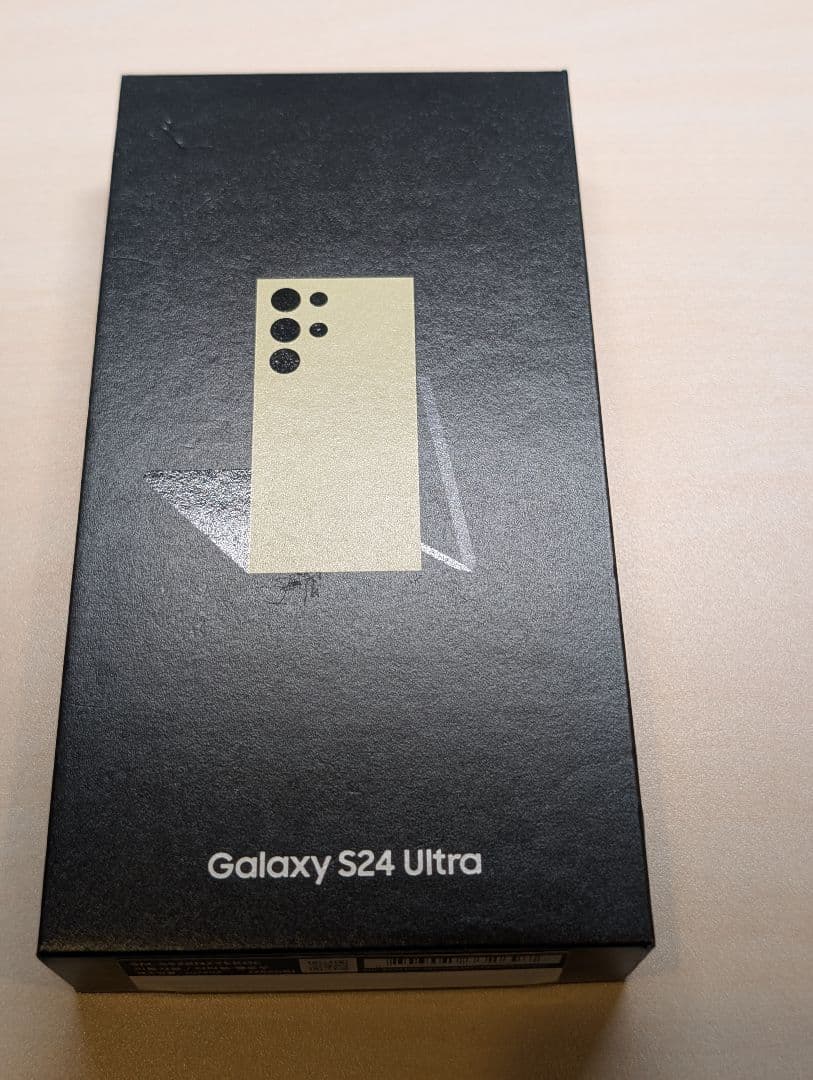 韓国版　Galaxy S24 Ultra チタニウムイエロー　ROM256GB