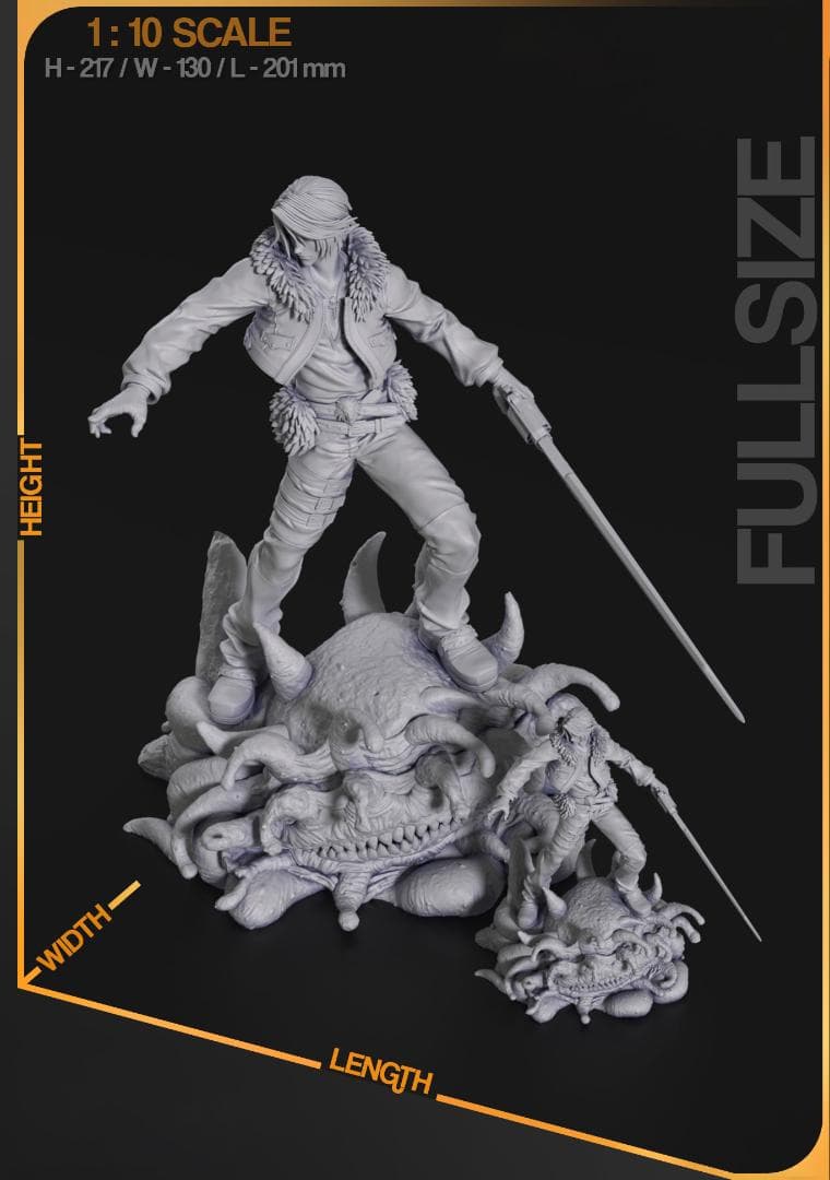 1/10 未塗装未組立 フィギュア ガレージキット FF