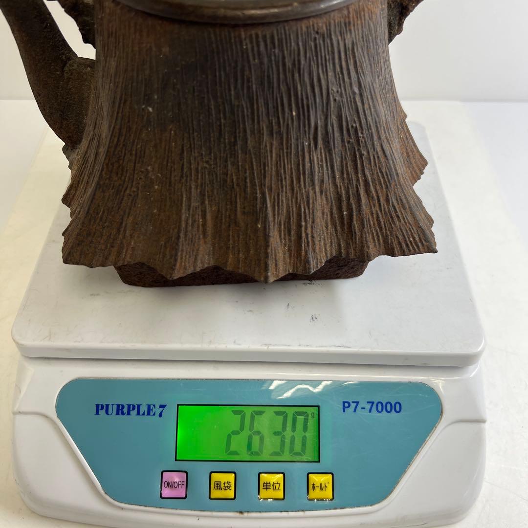 金龍堂　苫屋形鉄瓶　2630g/高さ約23㎝　東Y7-0905⭐︎2Fトコヒ