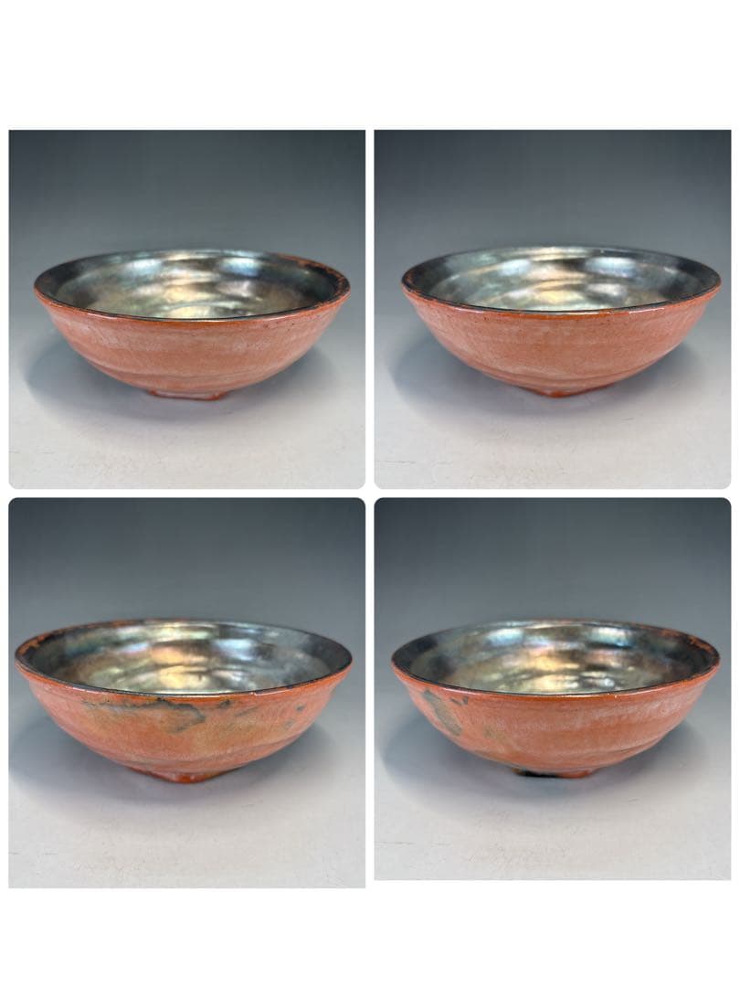 【中古品】茶道具　松楽造　嶋台茶碗（共箱）