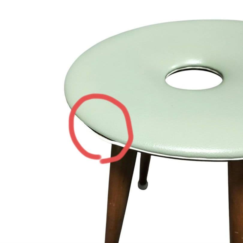 ★希少★ 天童木工 旧ロゴ ヴィンテージ リングスツール　状態良好 Tendo