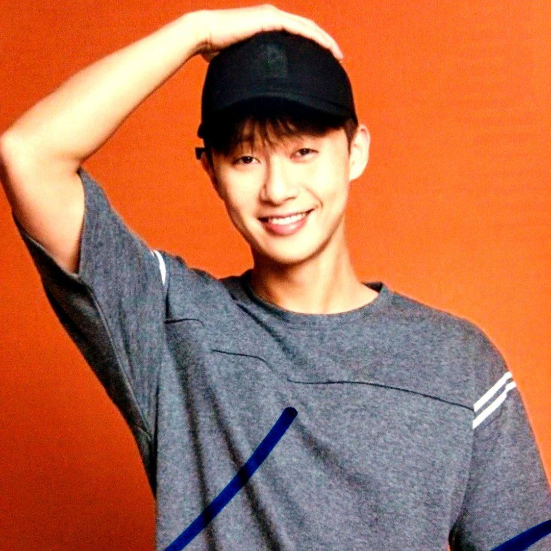 パクソジュン直筆サイン入り2Lサイズ写真…Park Seo-joon…⑤