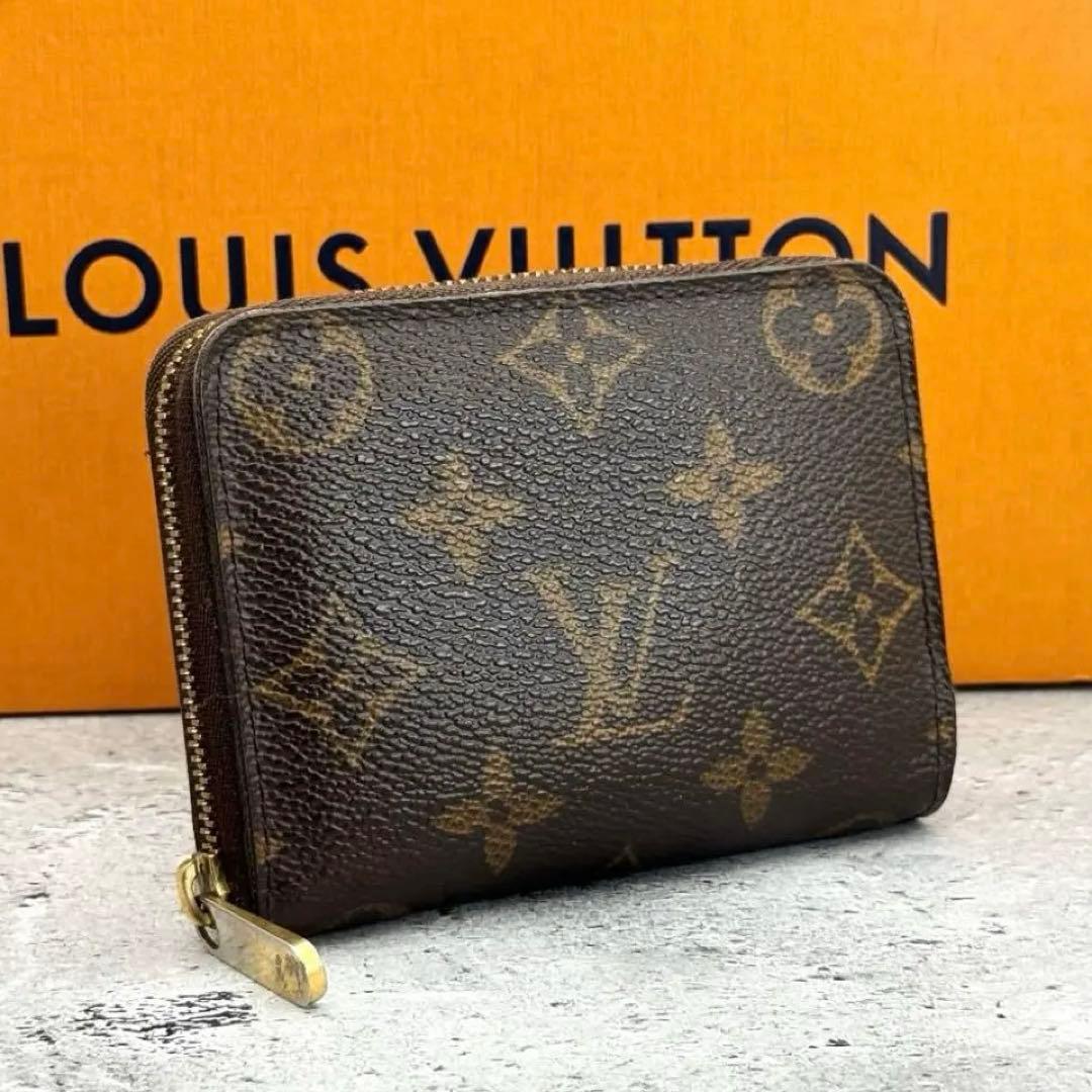 ルイヴィトン モノグラム ジッピーパース・ケース 茶　小銭入れ　財布
