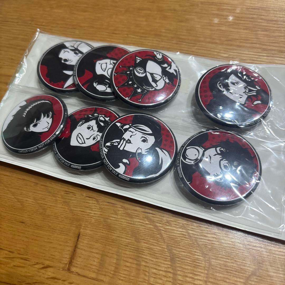 ペルソナ5 ダンシング・スターナイト あみあみ特典 缶バッジセット