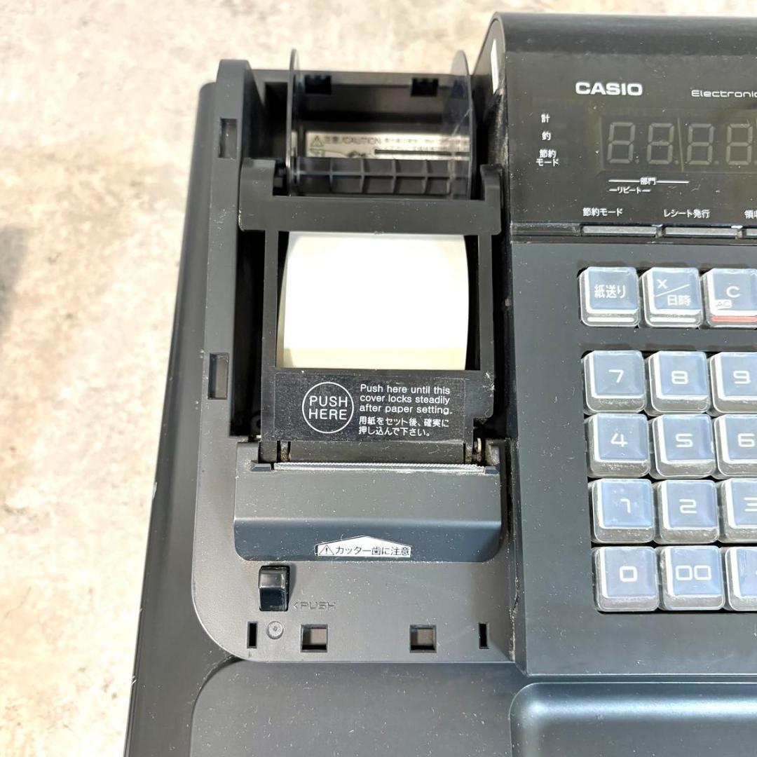 【可動品】カシオ CASIO 電子レジスター ブラック SE-S20