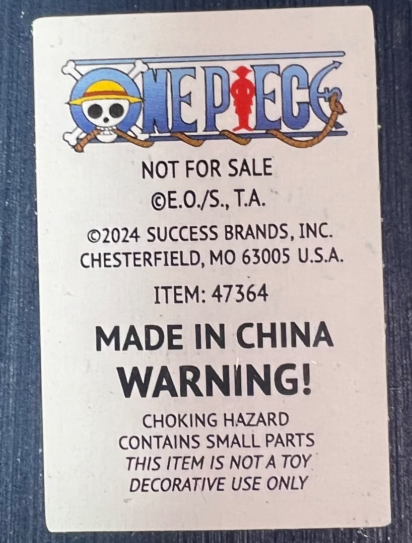 ワンピース⚫︎モンキーDルフィ×ボストンレッドソックス(2024)　コラボ人形